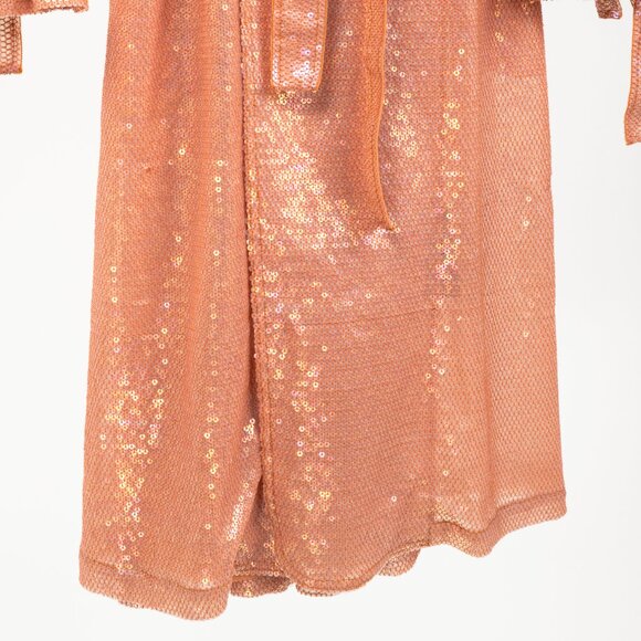 Ashish SS/19 Runway Mirage Sequined Double-Breasted Belted Trench Coat - Picture 9 of 14